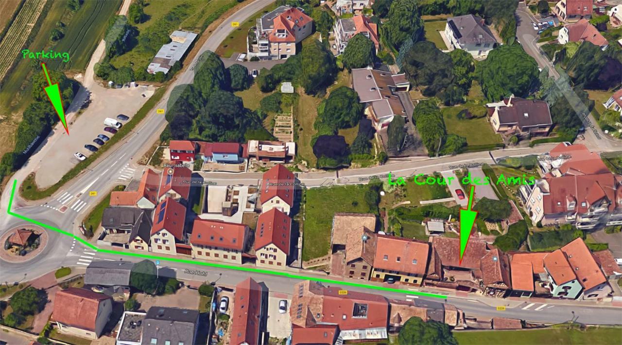 La Cour Des Amis Acomodação com café da manhã Vendenheim Exterior foto